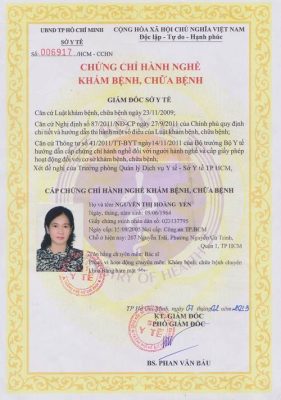 Giới Thiệu 2 Chung Chi Hanh Nghe Kham Benh Chua Benh Bac Si Yen Nha Khoa Hoang Yen Quan 1 Hcm